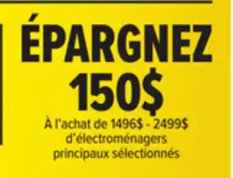 Leon's d'électroménagers principaux sélectionnés offer