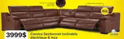 Leon's Corsica Sectionnel inclinable électrique 6 mcx - brun offer