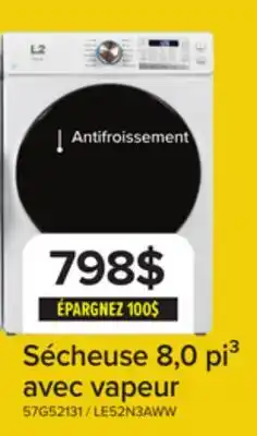 Leon's L2 Sécheuse électrique 8,0 pi³ blanc LE52N3AWW offer