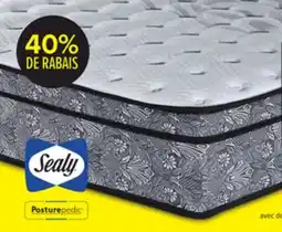 Leon's Sealy Posturepedic Correct Comfort I ferme à plateau euro Matelas grand offer
