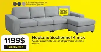 Leon's Neptune Sectionnel 4 mcx offer