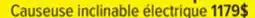 Leon's Vandelay Causeuse inclinable électrique – gris et brun offer