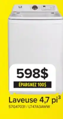 Leon's L2 Laveuse à chargement par le haut 4,7 pi³ blanc LT47A3AWW offer