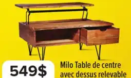 Leon's Milo Table de centre à dessus relevable 40 po - naturel offer