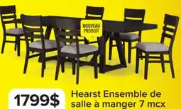 Leon's Hearst Salle à manger 7 mcx avec rallonge – chêne foncé offer