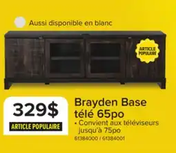 Leon's Brayden Base télé 65po offer