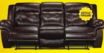 Leon's Cooper Sofa inclinable en cuir – brun offer
