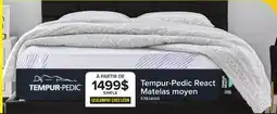 Leon's Tempur-Pedic React 2.0 moyen Matelas simple 10 po offer