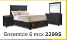 Leon's Stormy Ridge Chambre à coucher avec rangement 6 mxc grand - noir ardoise, chicorée offer