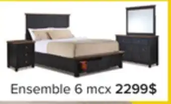 Leon's Stormy Ridge Chambre à coucher avec rangement 6 mxc grand - noir ardoise, chicorée offer