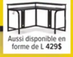 Leon's Zander II Bureau d'ordinateur/jeu en L – gris offer