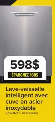 Leon's L2 Lave-vaisselle intelligent avec capteur acier inoxydable 52 dBA LDT24B12AST offer