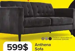 Leon's Anthena Sofa polyester - anthracite offer