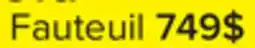 Leon's Charlotte Fauteuil - air offer