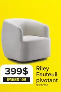 Leon's Riley Fauteuil d'appoint pivotant - blanc offer