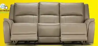 Leon's Maxton Sofa inclinable électrique en cuir - taupe offer
