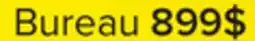 Leon's Chester Bureau 7 tiroirs - cerisier offer