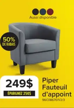 Leon's Piper Fauteuil d'appoint - gris pâle offer
