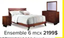 Leon's Camila Chambre à coucher 6 mcx grand – brun rustique offer