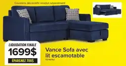 Leon's Vance Sofa avec lit escamotable - bleu offer