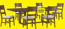 Leon's Raylan Salle à manger 7 mcx avec rallonge – brun offer
