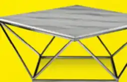 Leon's Lynn Table de centre 39 po - marbre et acier inoxydable offer
