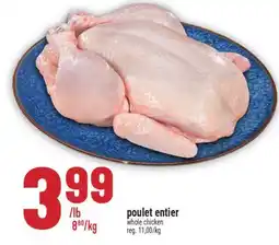 Marché Adonis Poulet entier | Whole chicken offer