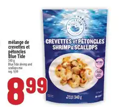 Marché Adonis Mélange de crevettes et pétoncles Blue Tide | Blue Tide shrimp and scallops mix offer