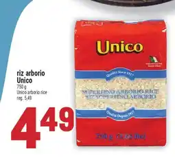 Marché Adonis Riz arborio Unico | Unico arborio rice offer