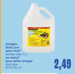 Wholesale Club VINAIGRE BLANC PUR, 4 L offer