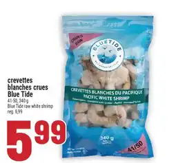 Marché Adonis Crevettes blanches crues Blue Tide | Blue Tide raw white shrimp offer