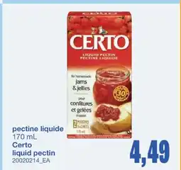 Wholesale Club PECTINE LIQUIDE, 170 ML offer