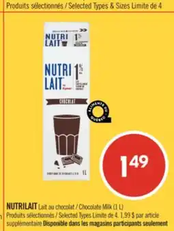 Pharmaprix NUTRILAIT Chocolate Milk offer