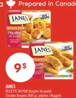 Pharmaprix JANES Chicken Burgers (800 g), Nuggets offer