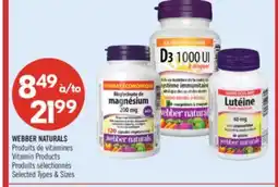 Pharmaprix WEBBER NATURALS Vitamin Products offer