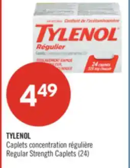 Pharmaprix TYLENOL Regular Strength Caplets offer