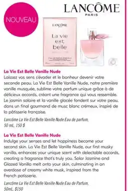 Pharmaprix La Vie Est Belle Vanille Nude offer