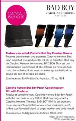 Pharmaprix Carolina Herrera Bad Boy Elixir Eau de Parfum offer