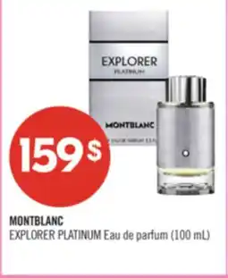 Pharmaprix MONTBLANC EXPLORER PLATINUM Eau de parfum offer