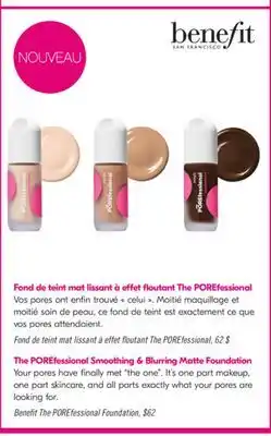 Pharmaprix Benefit The POREfessional Foundation offer