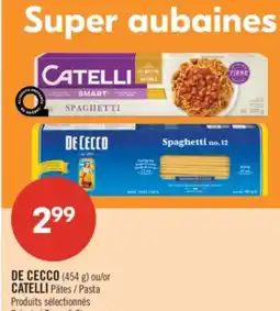 Pharmaprix DE CECCO 454g or CATELLI Pasta offer