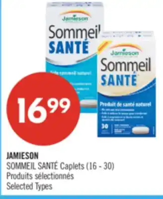 Pharmaprix JAMIESON SOMMEIL SANTÉ Caplets offer