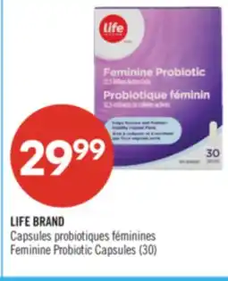 Pharmaprix LIFE BRAND Feminine Probiotic Capsules offer