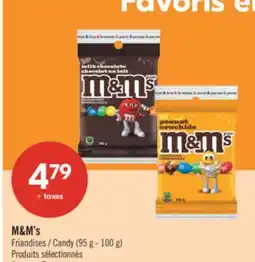 Pharmaprix M&M'S Candy offer