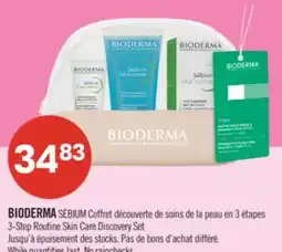 Pharmaprix BIODERMA SÉBIUM 3-Step Routine Skin Care Discovery Set offer