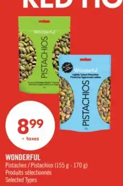 Pharmaprix WONDERFUL Pistachios offer