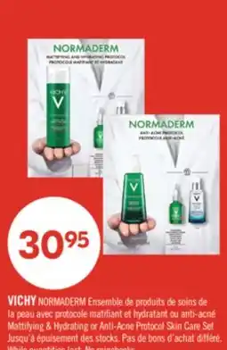 Pharmaprix VICHY NORMADERM Mattifying & Hydrating or Anti-Acne Protocol Skin Care Set offer
