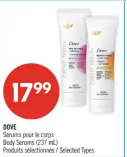 Pharmaprix DOVE Body Serums offer