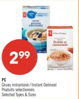 Pharmaprix PC Instant Oatmeal offer