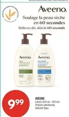 Pharmaprix AVEENO Lotions offer